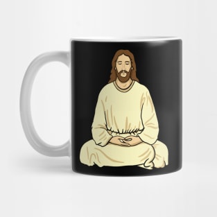 Meditating Jesus Mug